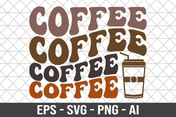 Coffee Retro SVG for Crafts and Graphics