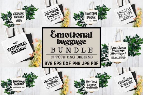 Emotional Baggage SVG Bundle for Graphic Designers