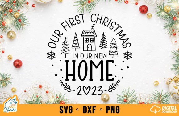 Our First Christmas SVG for Embroidery Projects