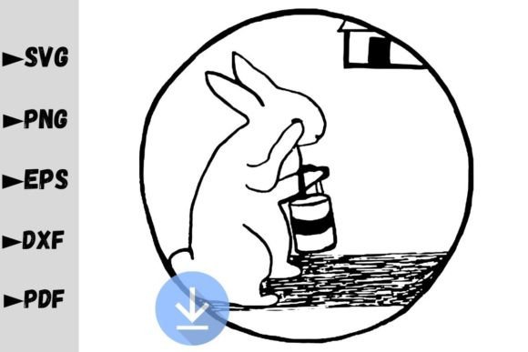Sad Bunny SVG for Crafts and Graphics